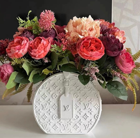 Modern Instagram style portable ceramic vase, living room, dry flower arrangement, desktop TV cabinet, soft decoration and ornam (Copy) - Timeless Vases