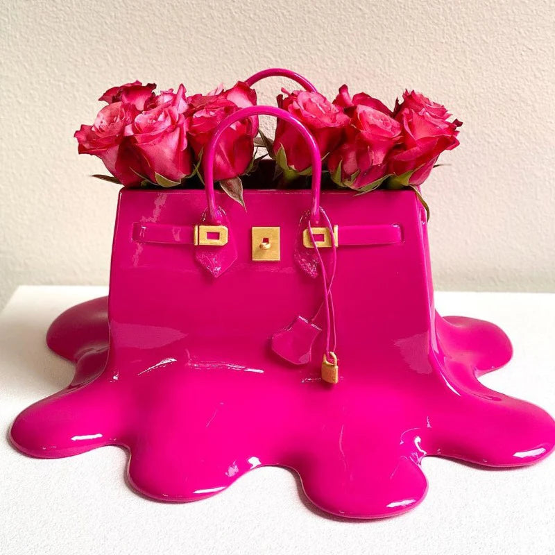 Vase Pop Art Kelly Fuchsia - Timeless Vases