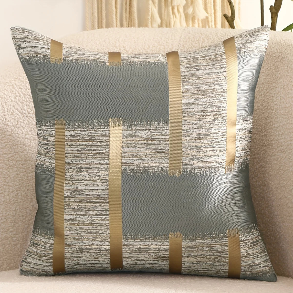 Royal Geometry Pillow Cover