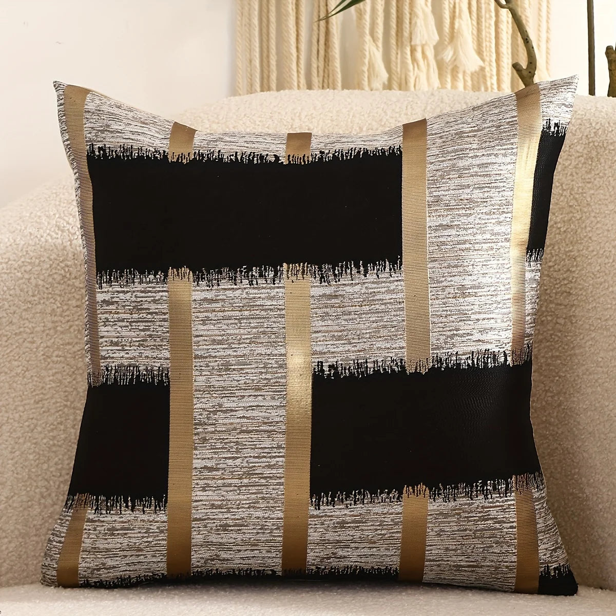 Royal Geometry Pillow Cover